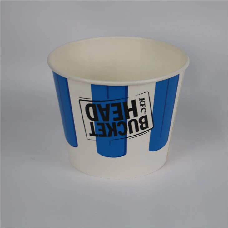 65oz Disposable Custom Printed Paper Buckets